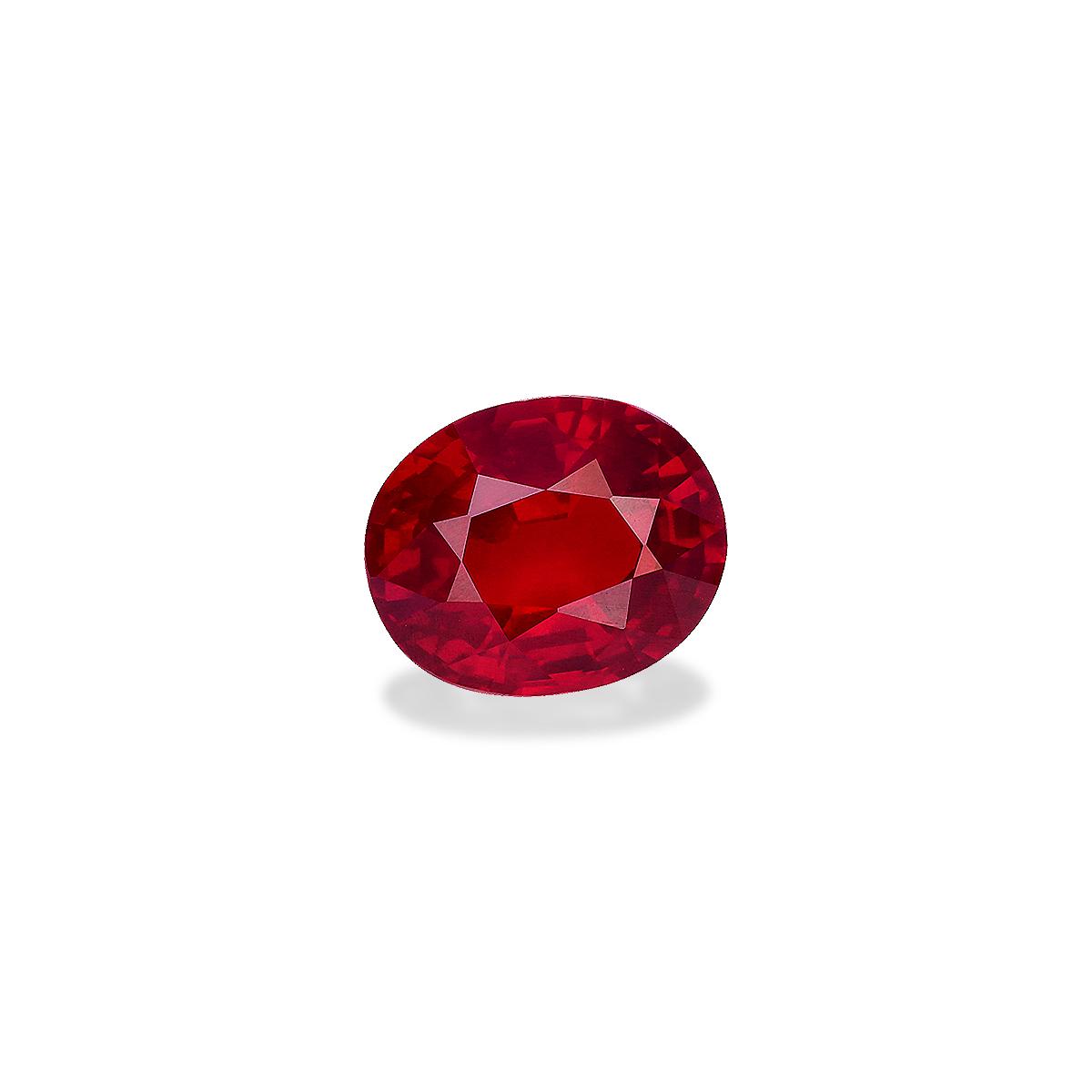 Pigeons Blood red mozambique ruby, 3.05ct oval cut — view 3