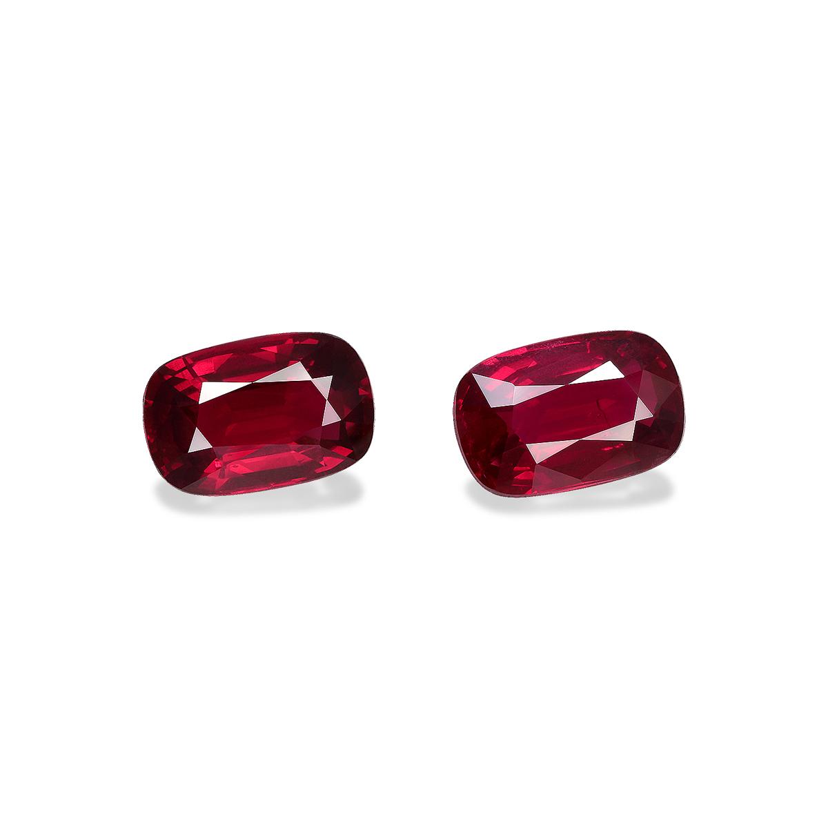 Pigeons Blood red mozambique ruby, 6.07ct cushion cut — view 3