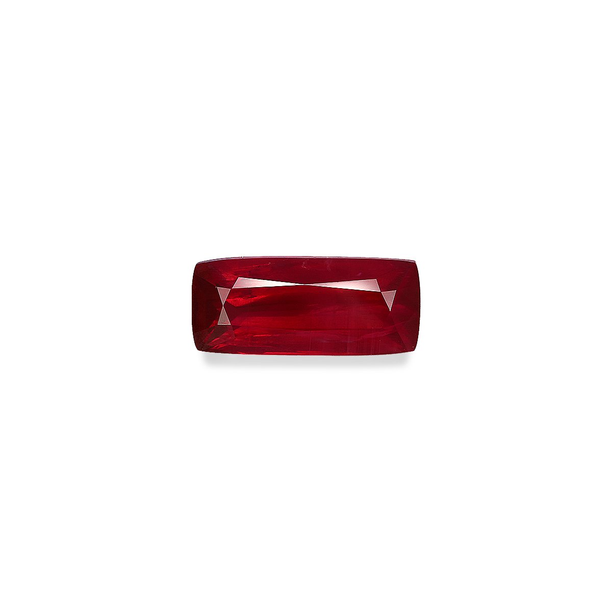 red mozambique ruby, 4.16ct cushion cut — main view