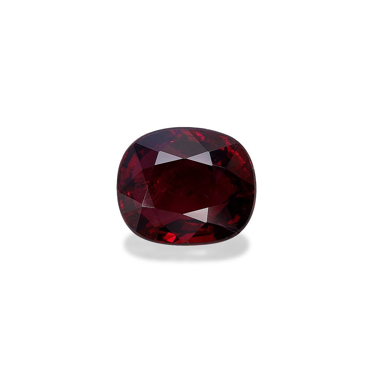 red mozambique ruby, 5.04ct cushion cut — main view