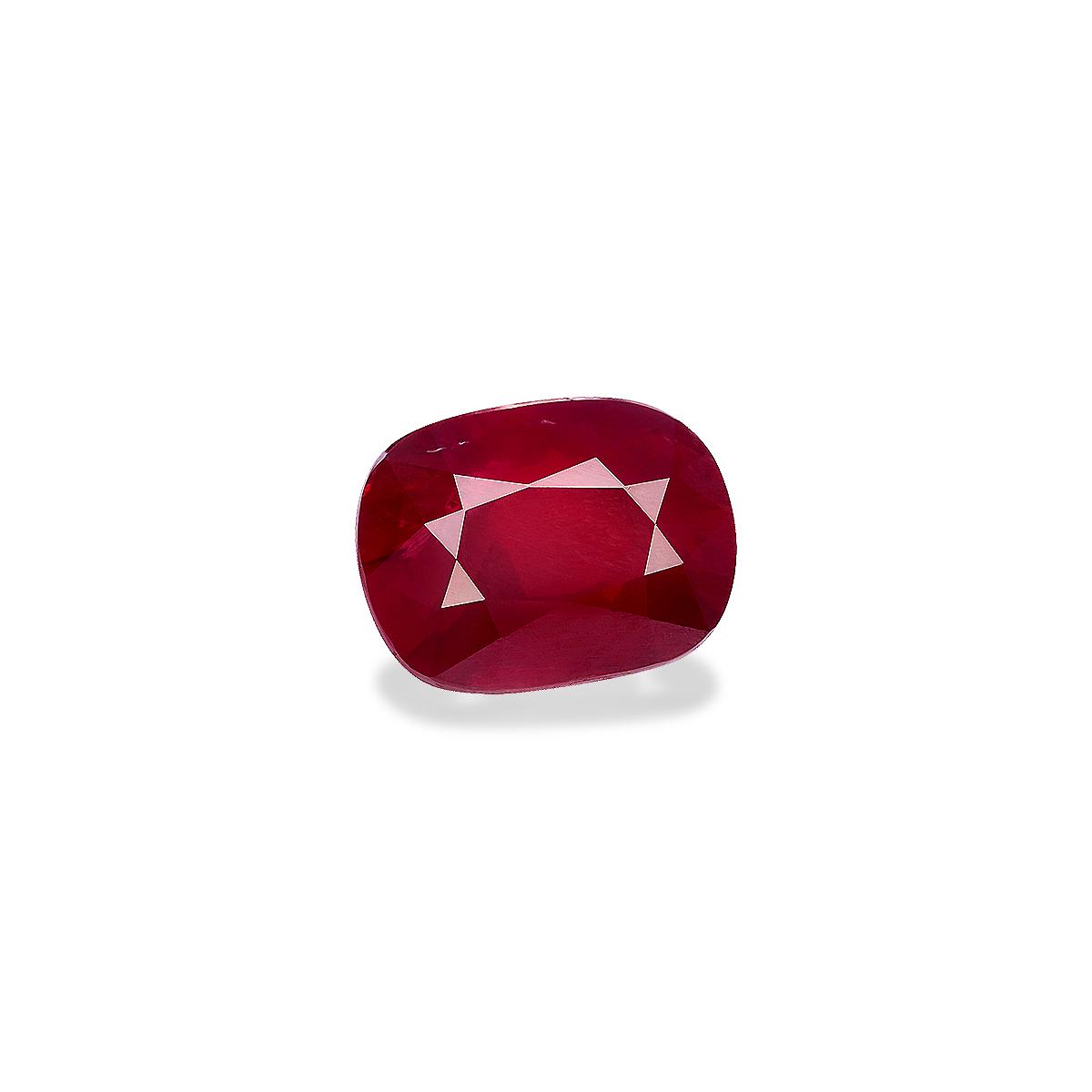 Pigeons Blood red mozambique ruby, 5.04ct cushion cut — view 3