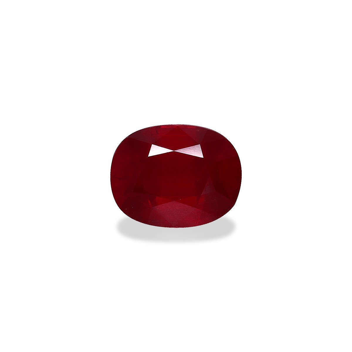 red mozambique ruby, 4.02ct oval cut — main view