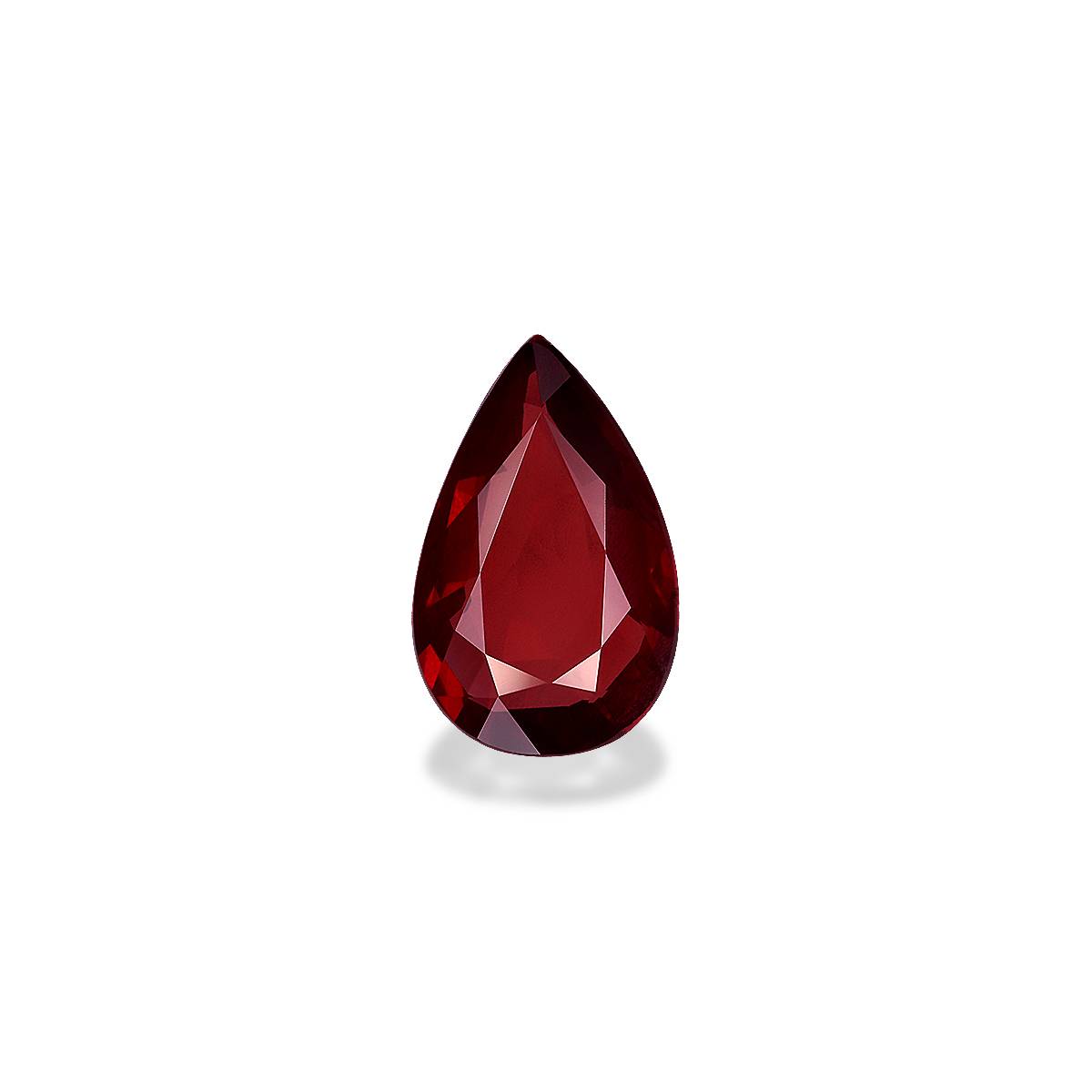 red mozambique ruby, 2.22ct pear cut — main view