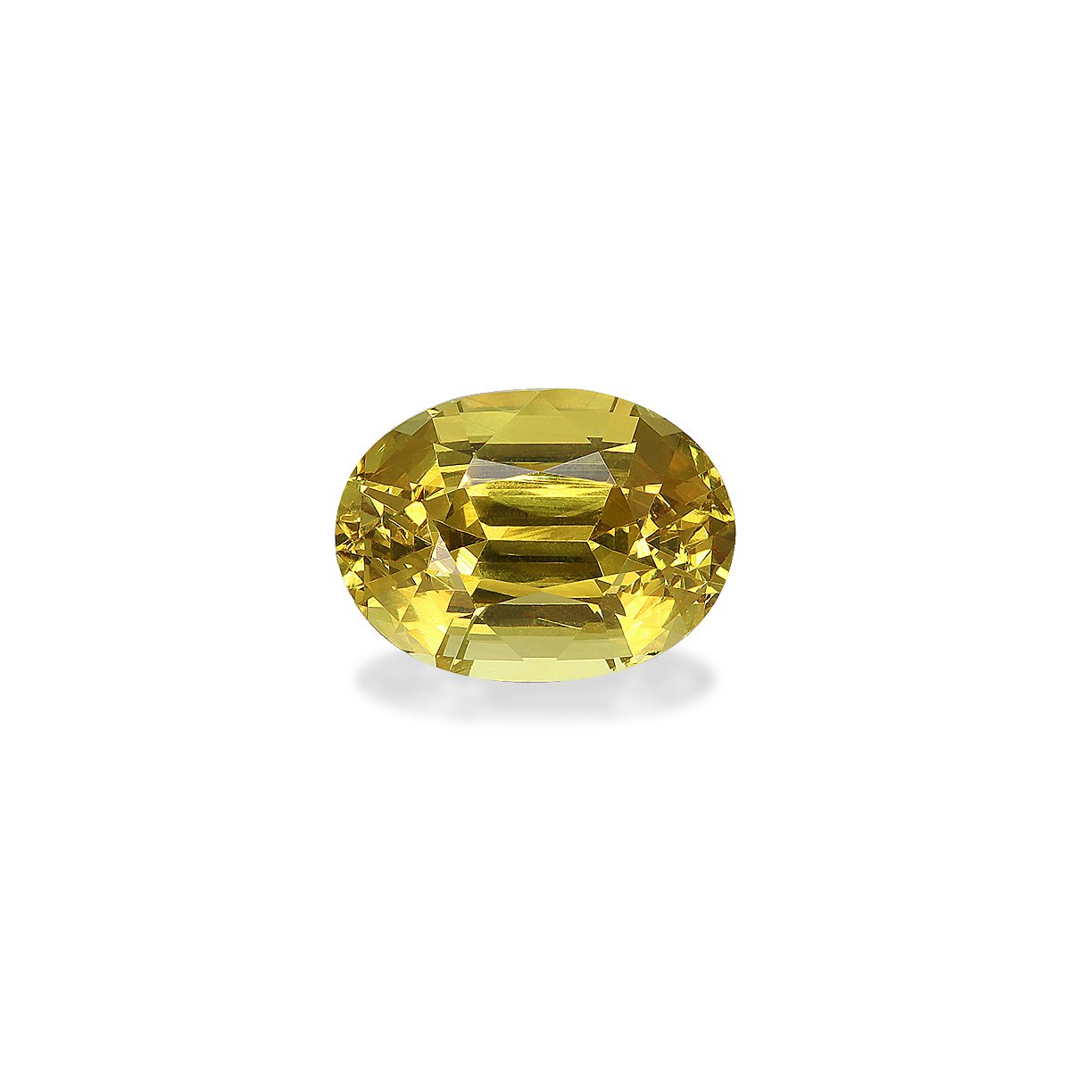yellow grossular garnet, 3.88ct oval cut — main view