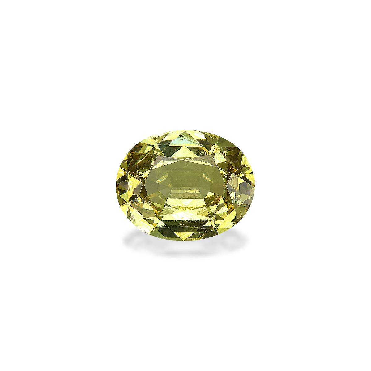 lemon yellow grossular garnet, 4.75ct oval cut — main view