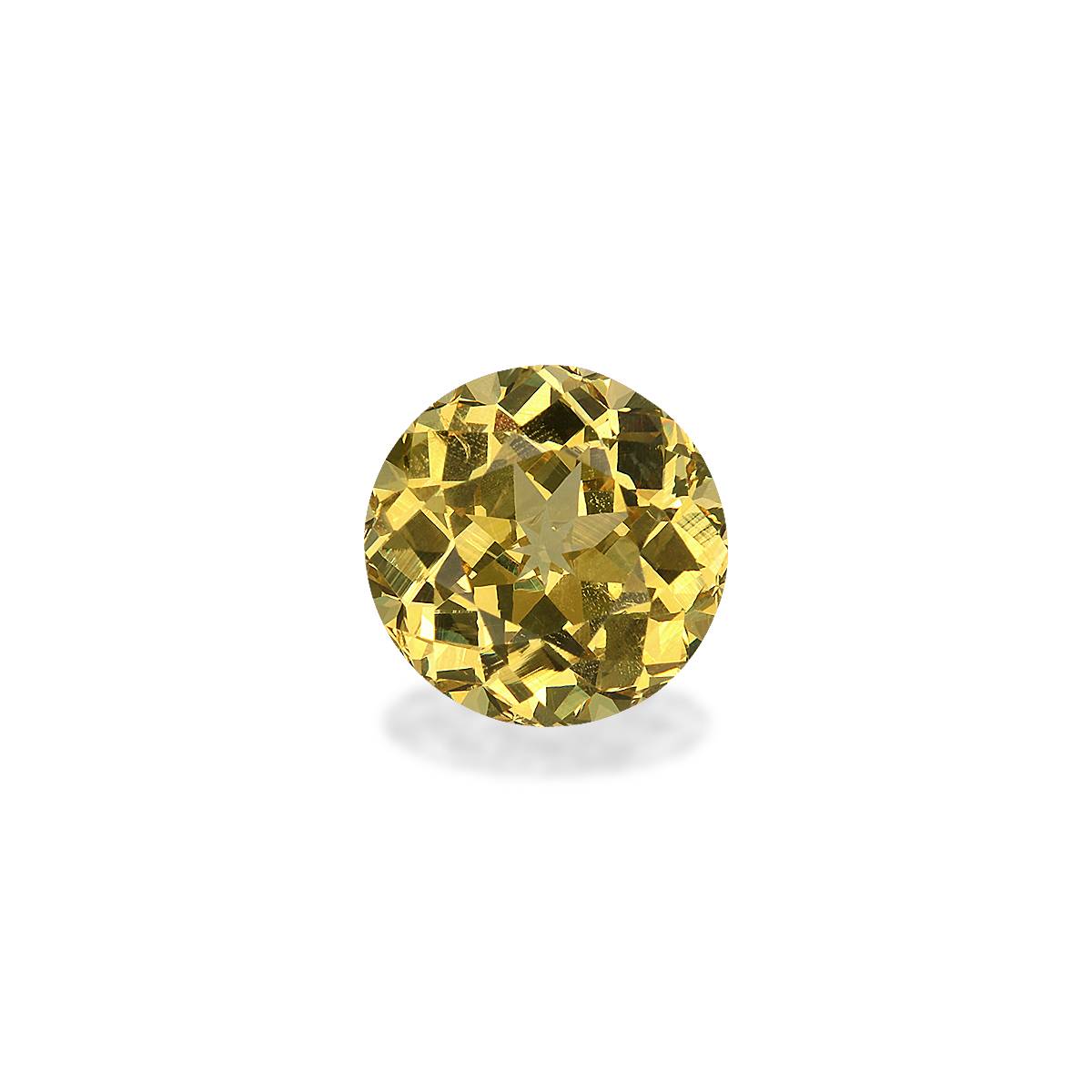 daffodil yellow grossular garnet, 4.74ct round cut — main view