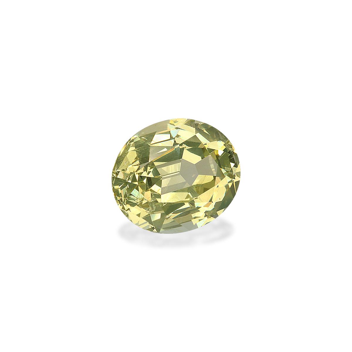 daffodil yellow grossular garnet, 4.6ct oval cut — view 3