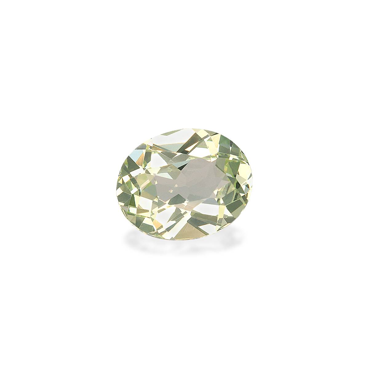 daffodil yellow grossular garnet, 3.03ct oval cut — view 3