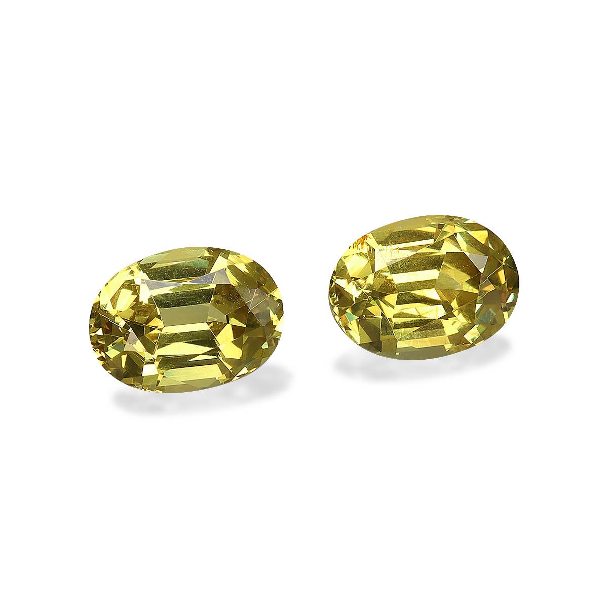 corn yellow grossular garnet, 3.38ct oval cut — view 3