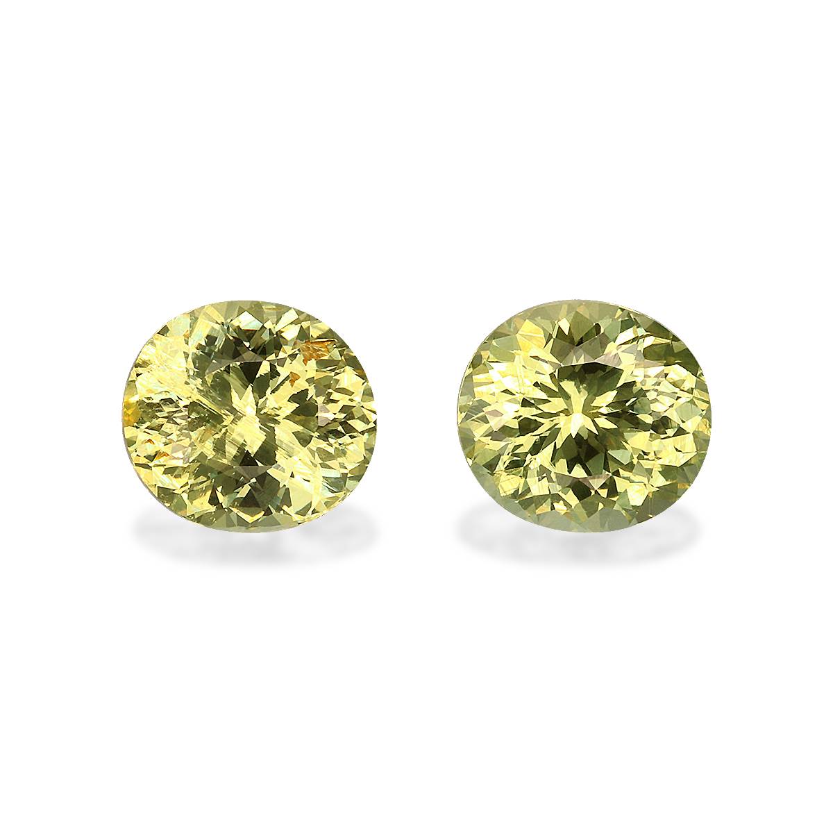 Lemon Yellow Grossular Garnet 2.28ct Pair