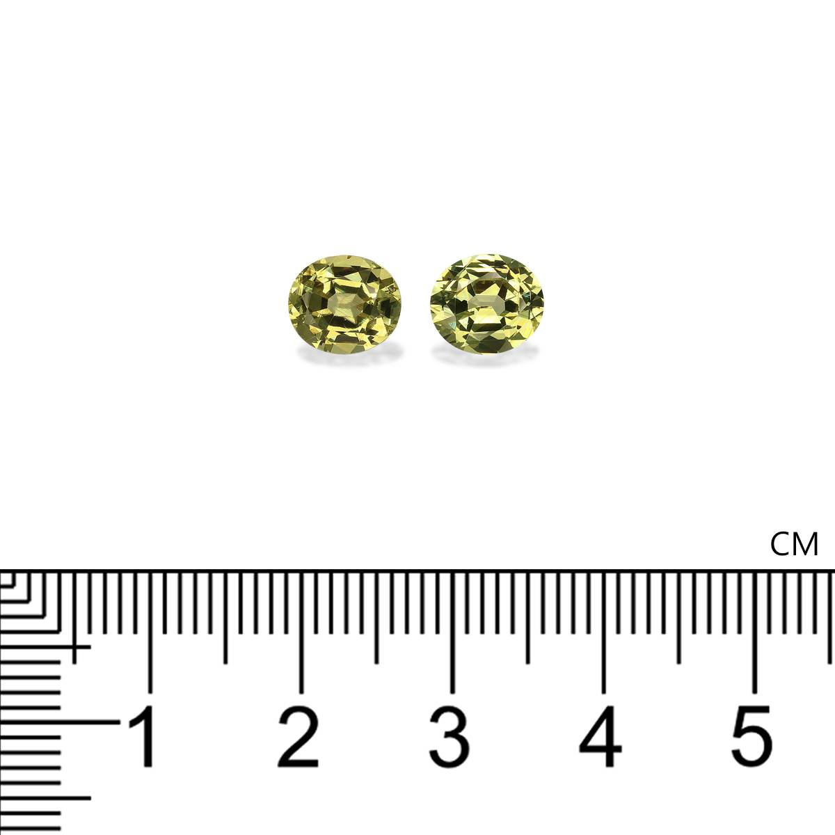 lemon yellow grossular garnet, 3.02ct oval cut — view 4