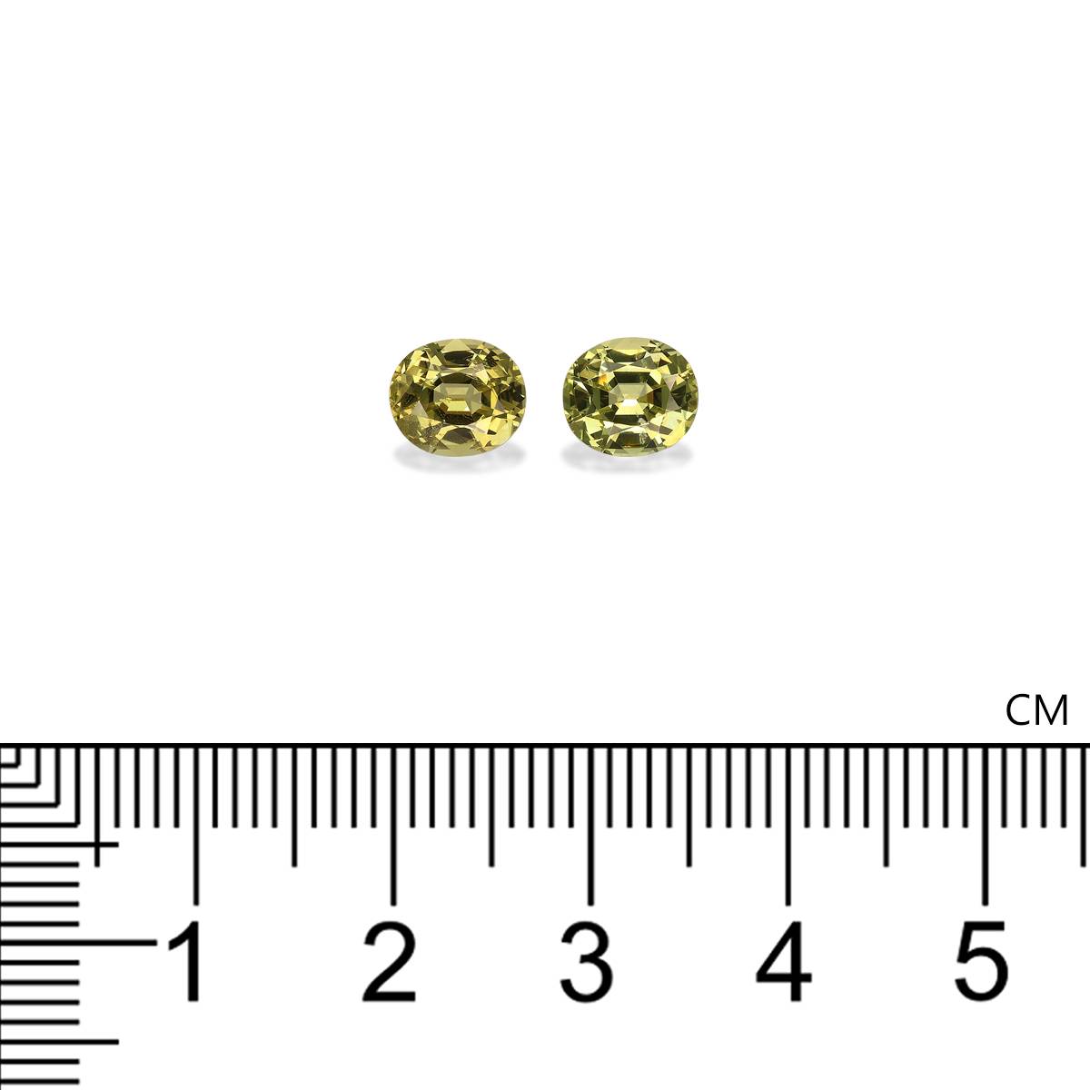 lemon yellow grossular garnet, 2.74ct oval cut — view 4