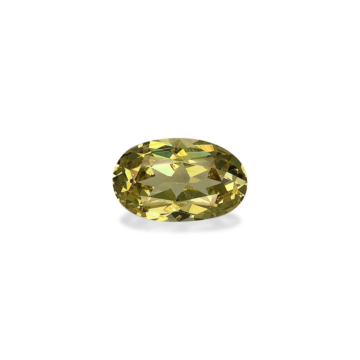 lemon yellow grossular garnet, 2.43ct oval cut — main view