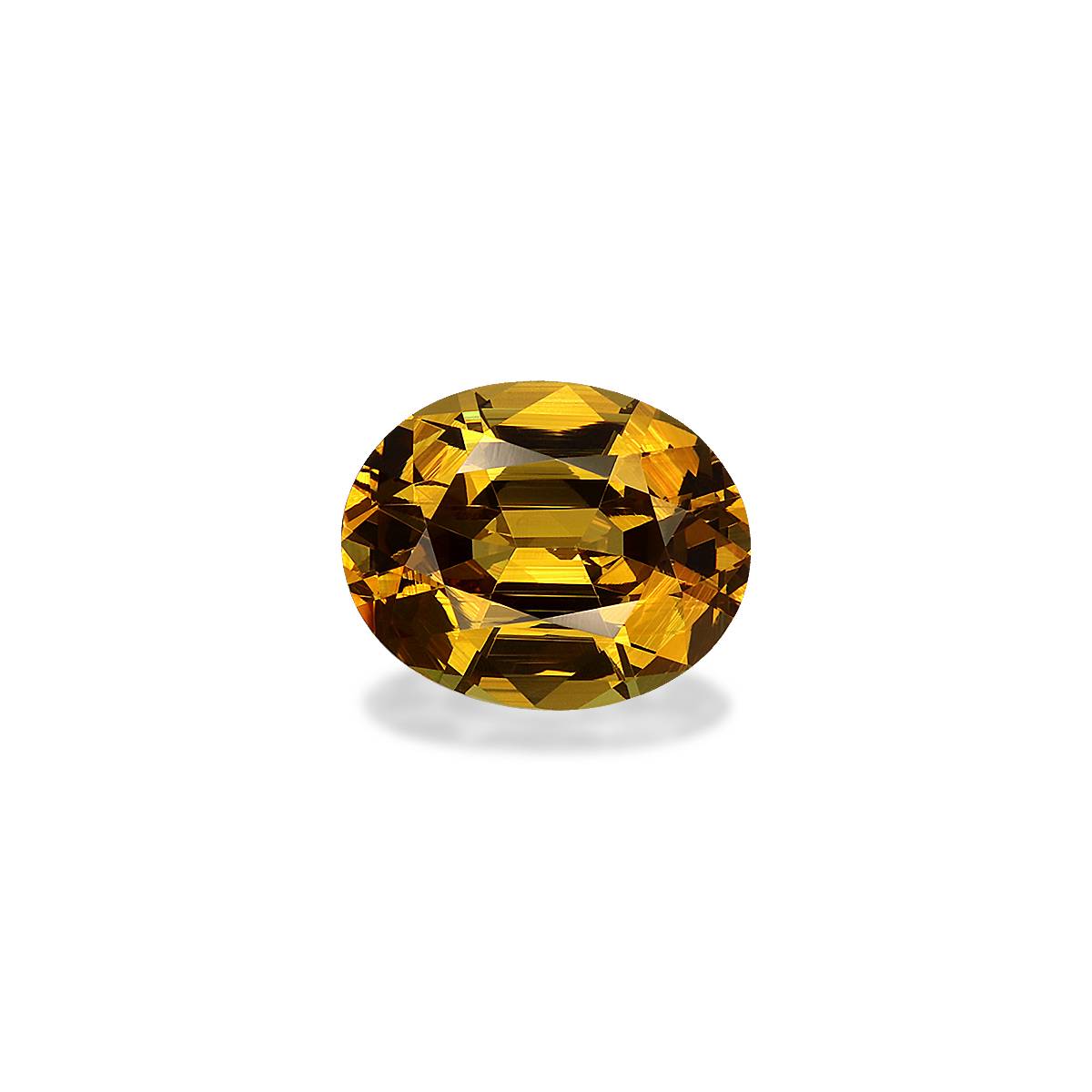 honey yellow grossular garnet, 3.42ct oval cut — main view