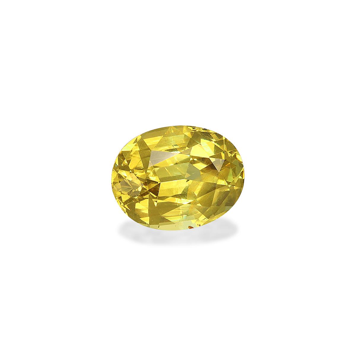 corn yellow grossular garnet, 2.49ct oval cut — view 3