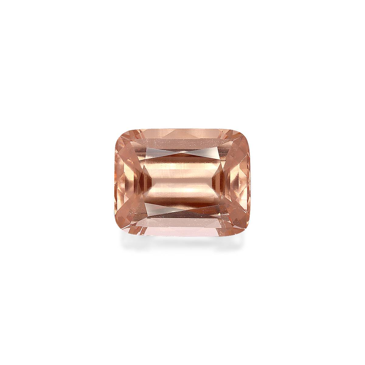 peach pink morganite, 64.15ct cushion cut — main view