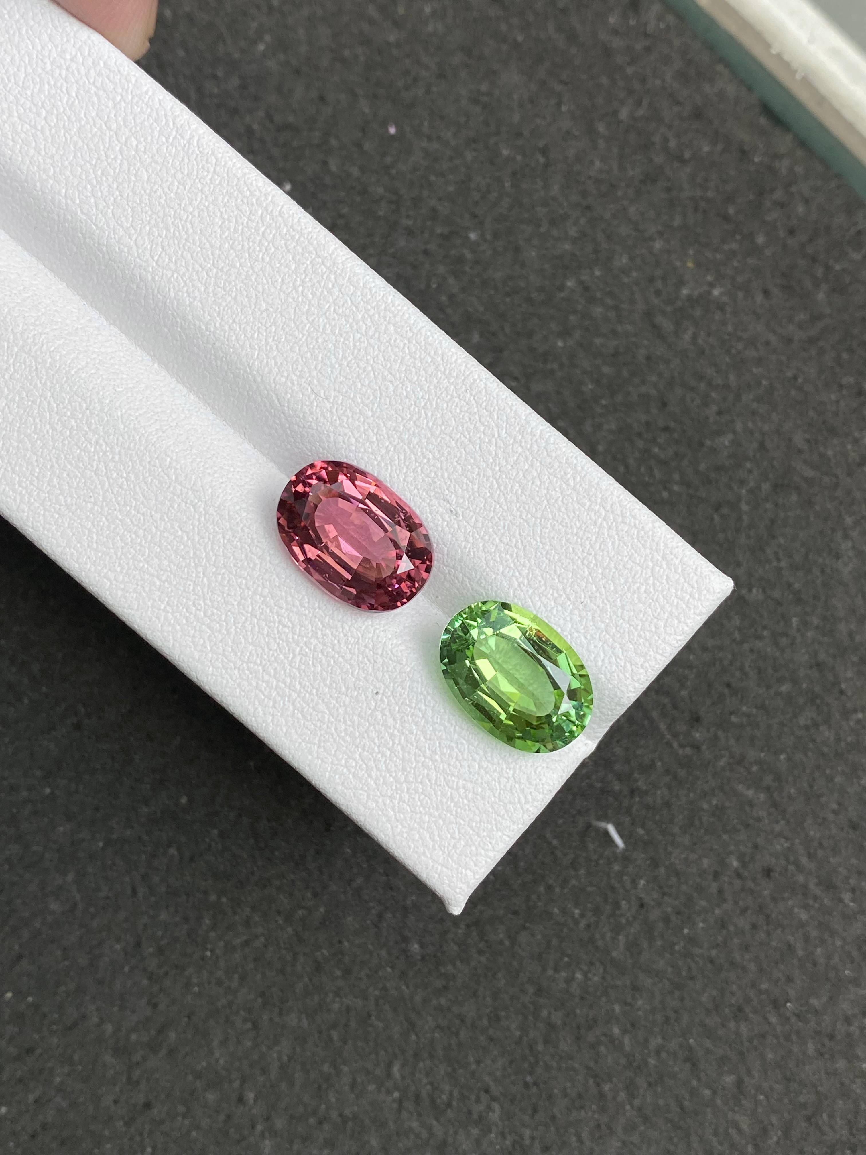 compliment colour compliment colour tourmaline, 10.22ct oval cut — view 6