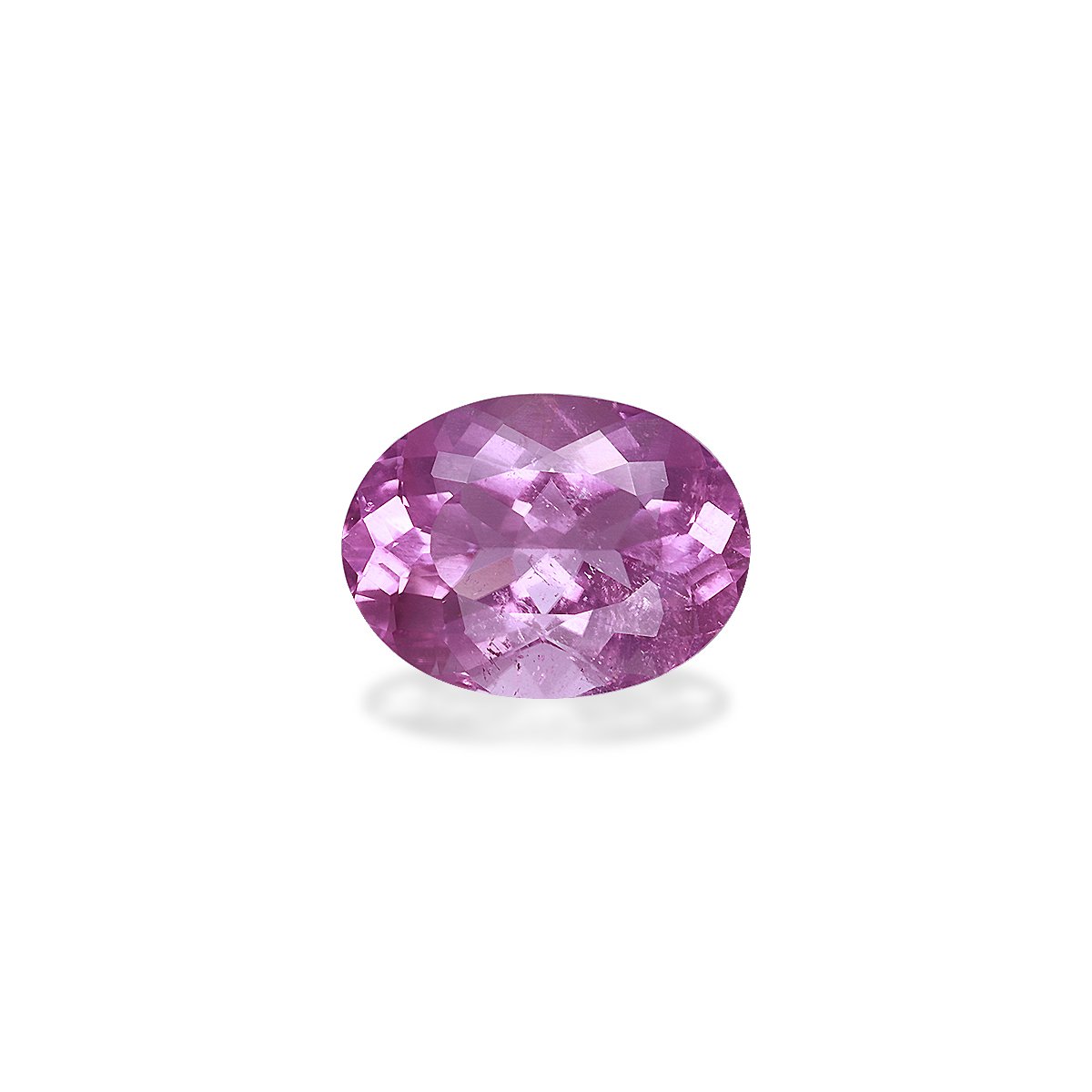 fuscia pink cuprian tourmaline, 4.06ct oval cut — main view