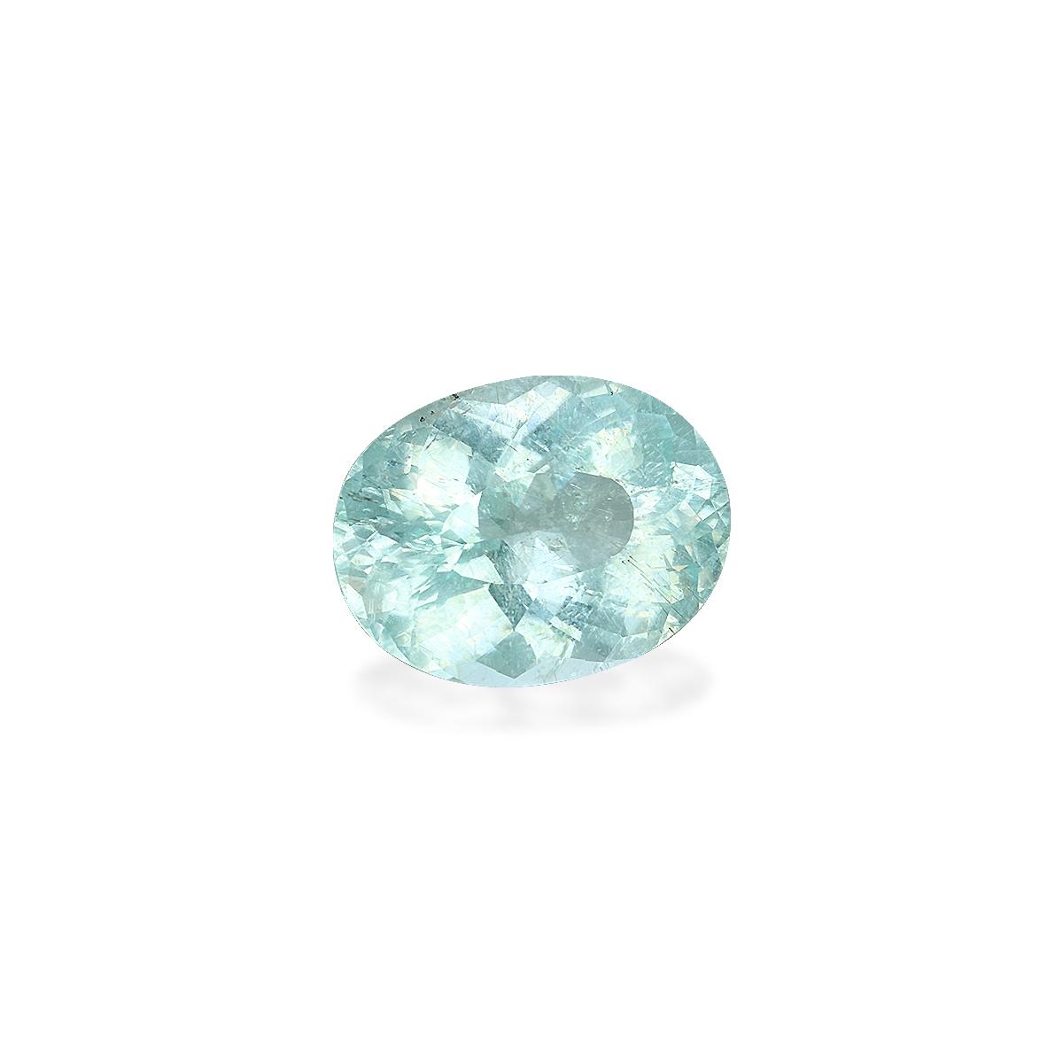 sky blue paraiba tourmaline, 9.91ct oval cut — view 3