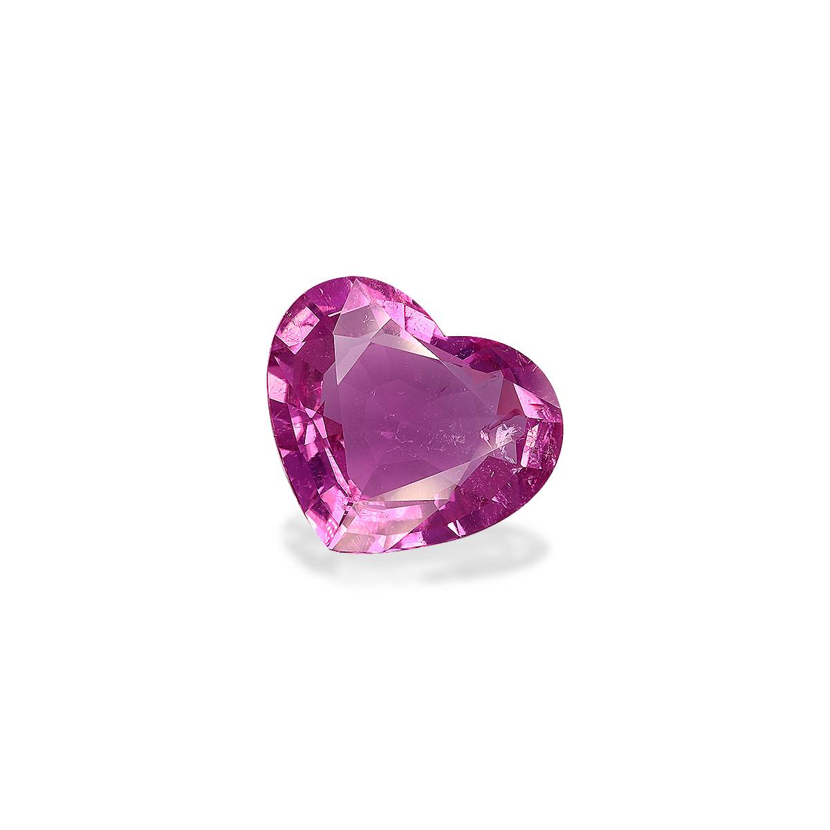 pink cuprian tourmaline, 7.41ct heart cut — view 3
