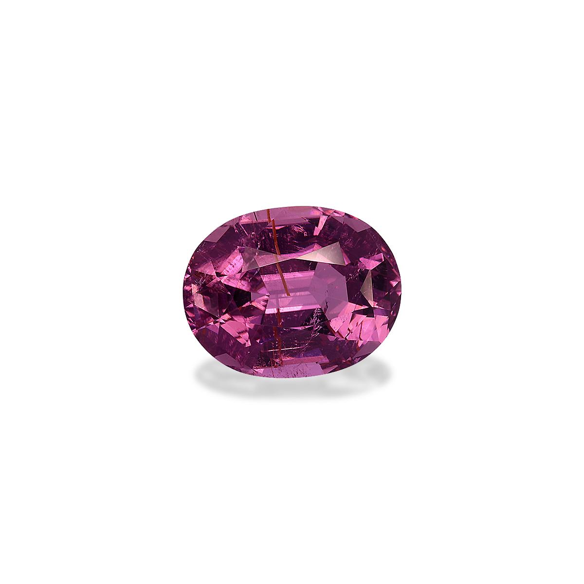 fuscia pink cuprian tourmaline, 8.06ct oval cut — view 3