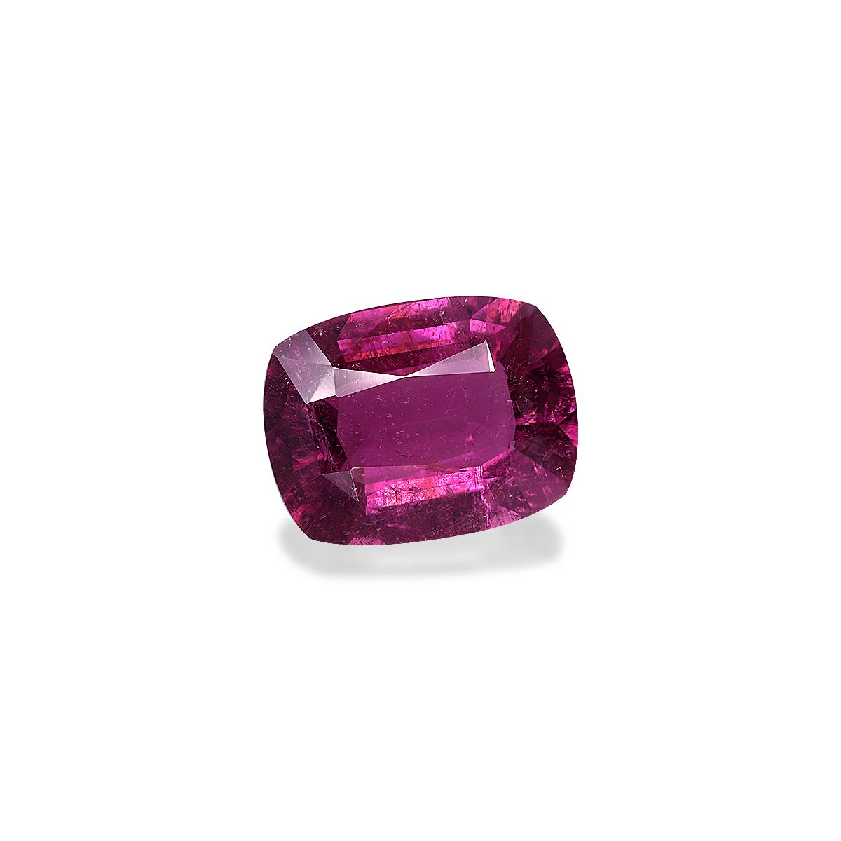 magenta purple cuprian tourmaline, 9.45ct cushion cut — view 3