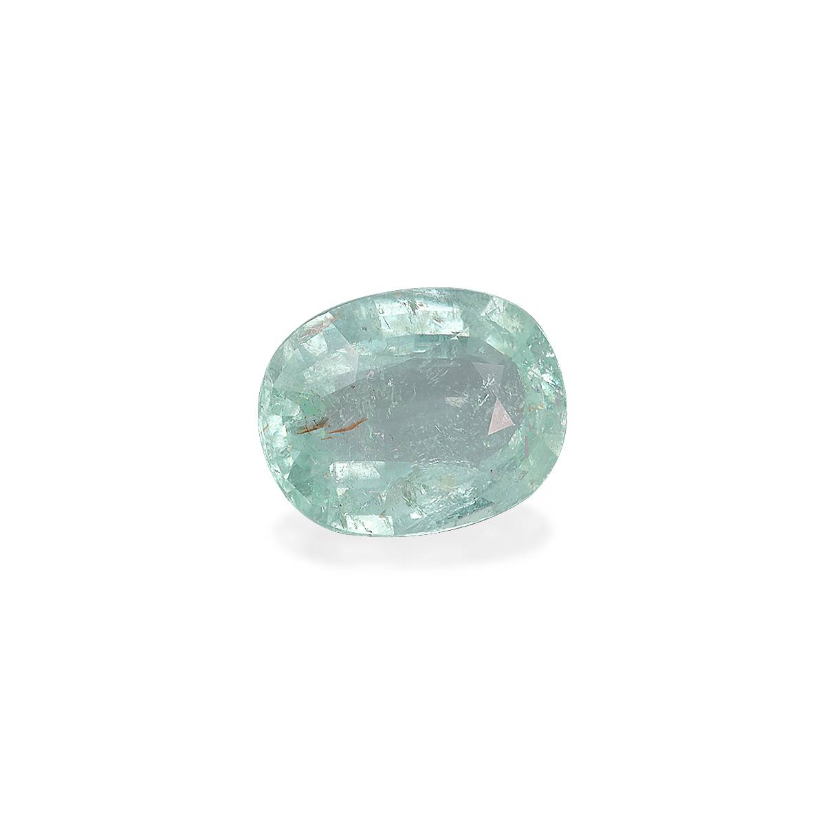 Neon green paraiba tourmaline, 5.01ct oval cut — view 3