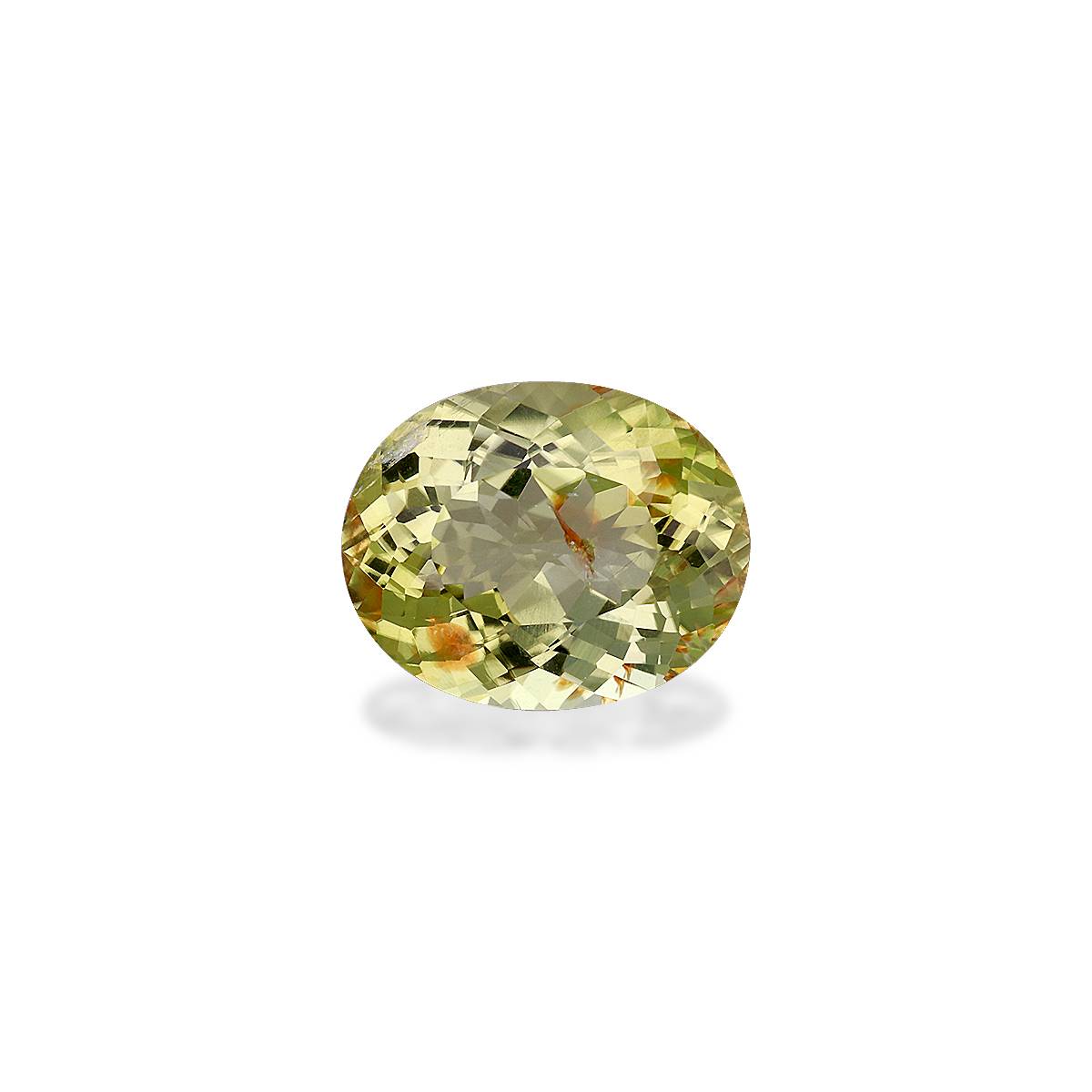 Lime Green Cuprian Tourmaline 5.23ct - 12x10mm