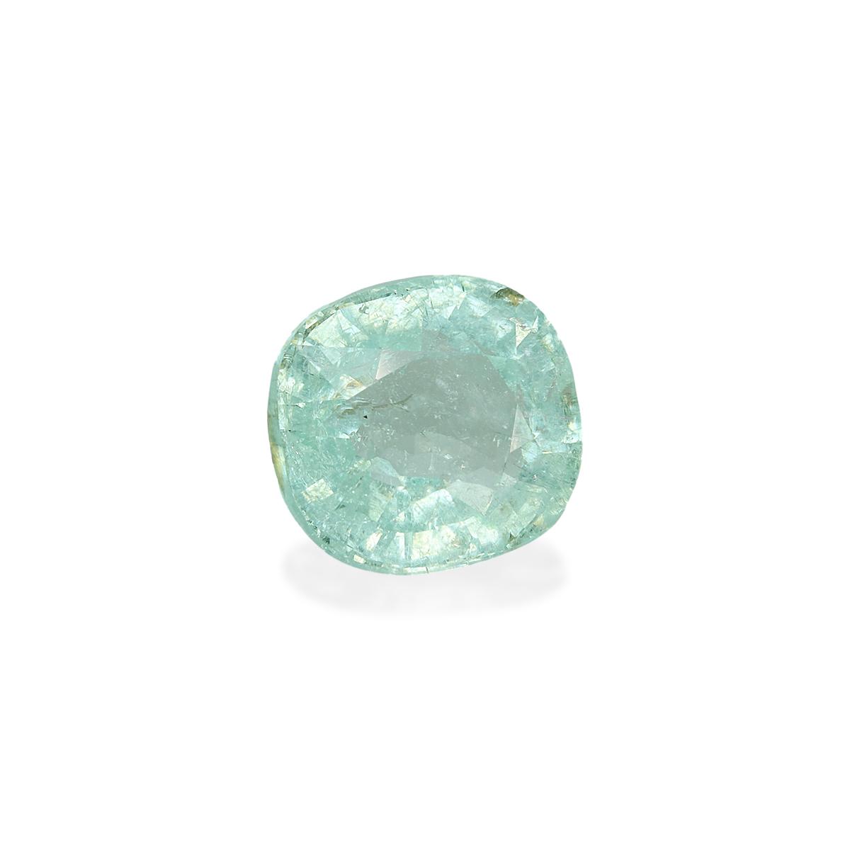 Neon green cuprian tourmaline, 7.5ct cushion cut — view 3