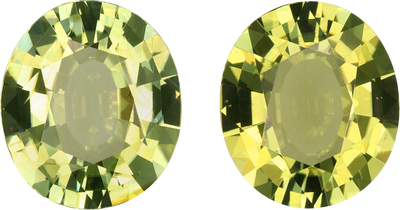 Oval cut cuprian tourmaline, 9.14 by 7.89 mm, shown at actual size