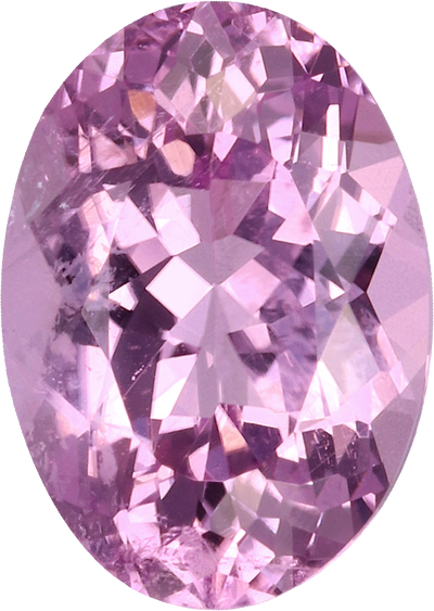 Oval cut cuprian tourmaline, 7.97 by 5.69 mm, shown at actual size