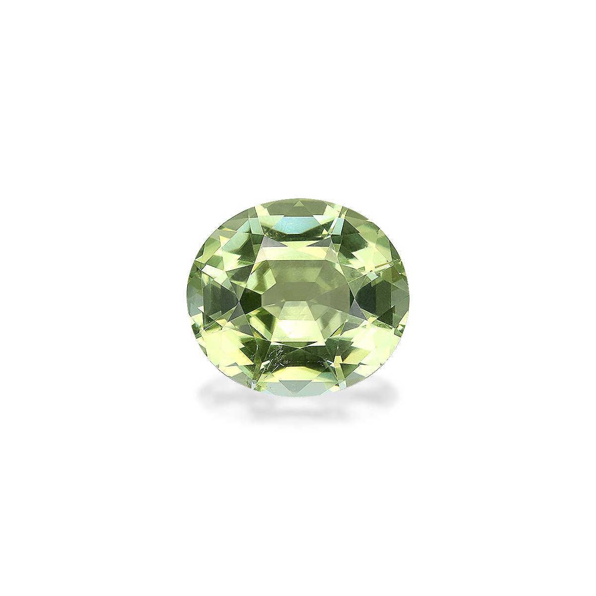 Pale Green Cuprian Tourmaline 12.37ct - 16x14mm