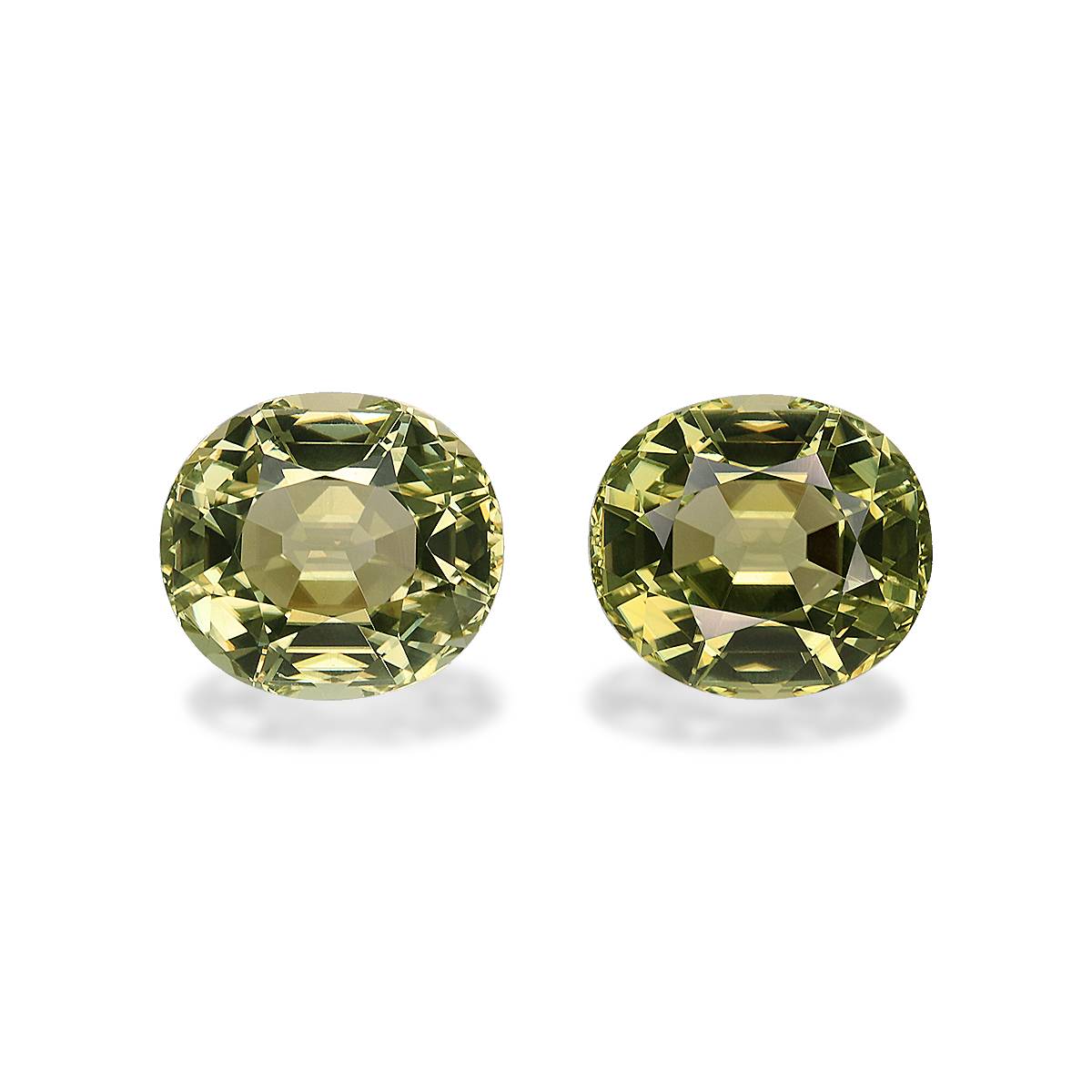 Pale Green Cuprian Tourmaline 12.64ct Pair