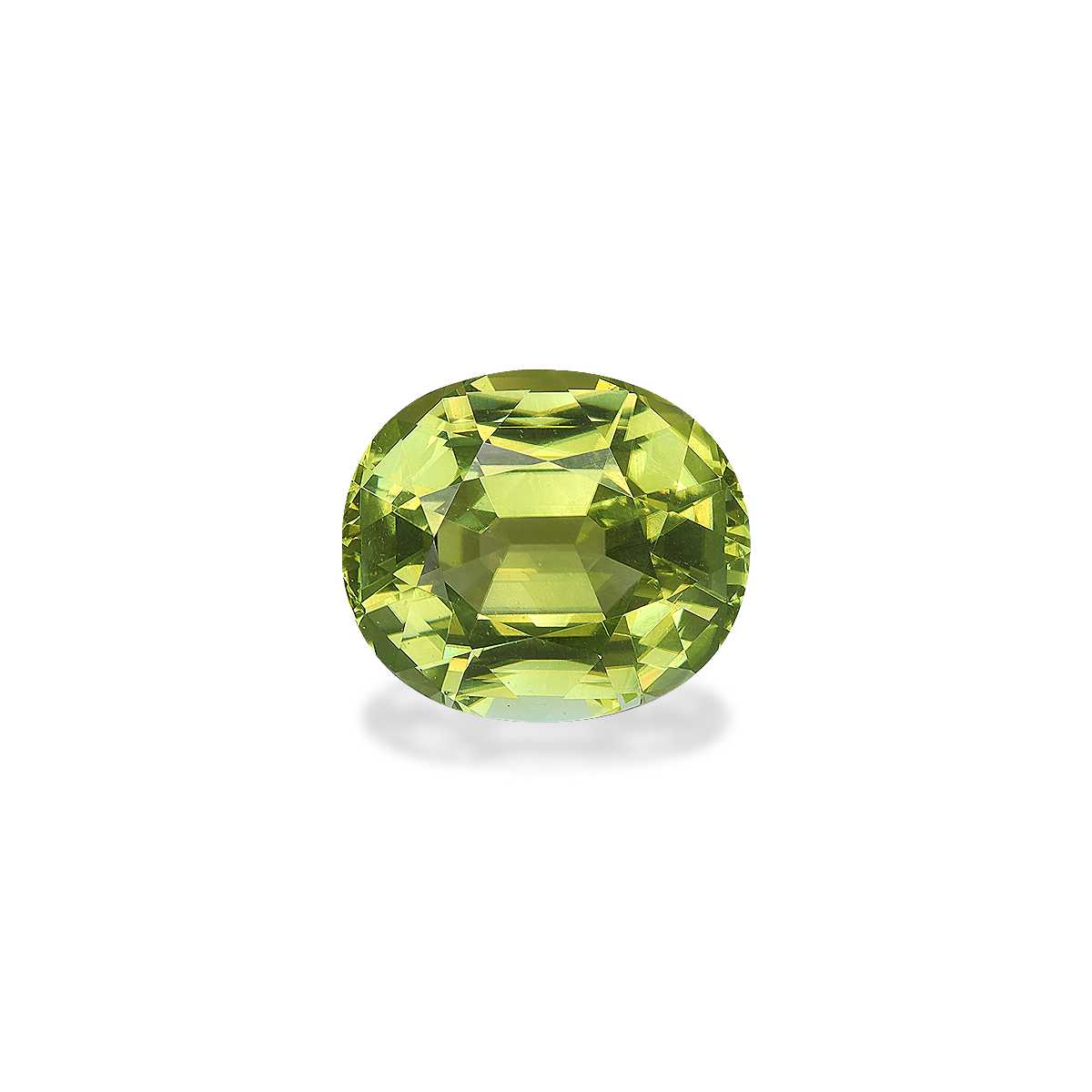 Lime Green Cuprian Tourmaline 13.63ct - 16x14mm