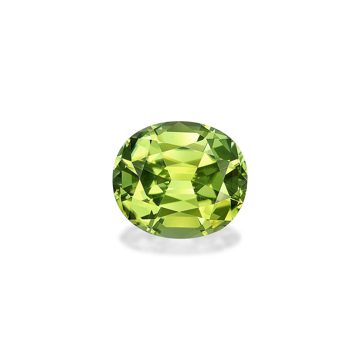 Lime Green Cuprian Tourmaline 15.82ct - 17x15mm