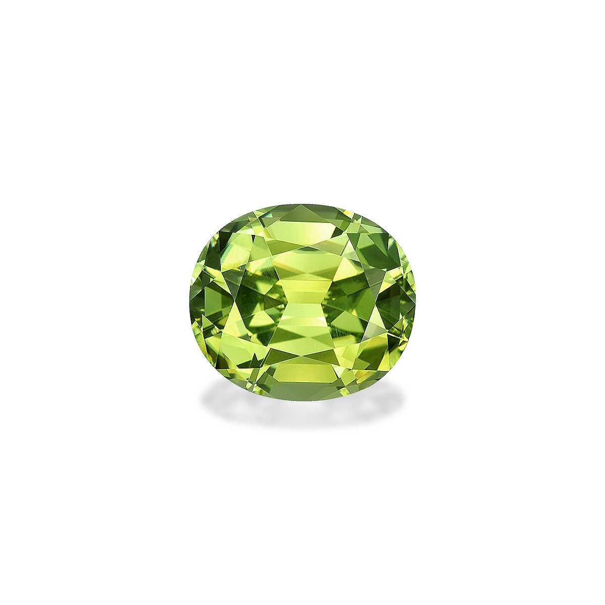 Lime Green Cuprian Tourmaline 15.82ct - 17x15mm