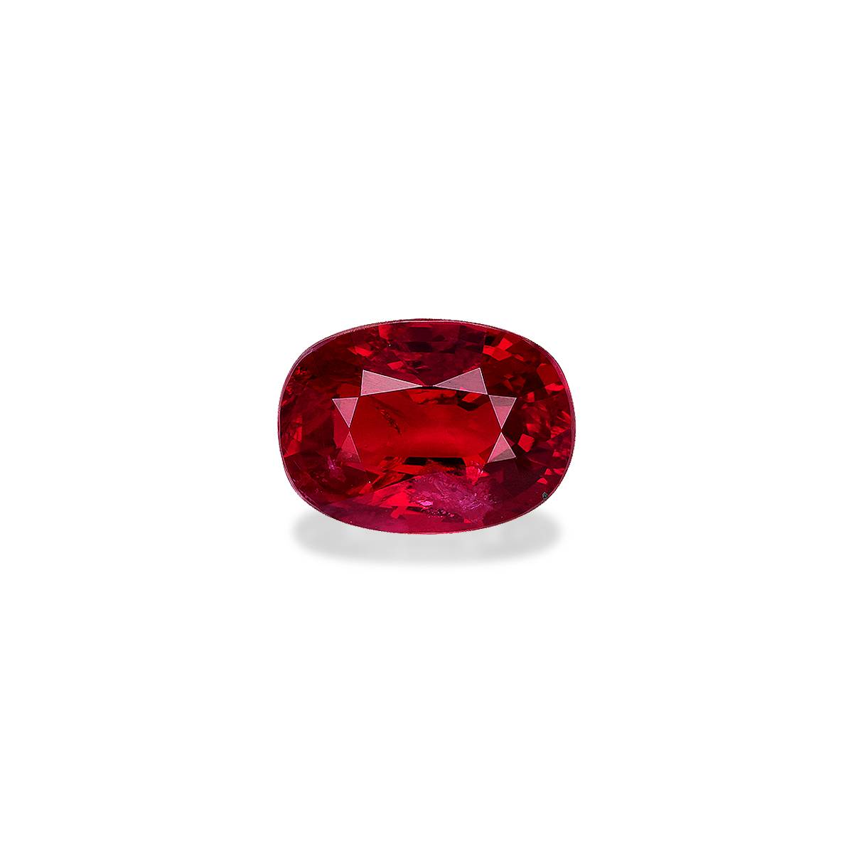 red mozambique ruby, 3.15ct oval cut — main view