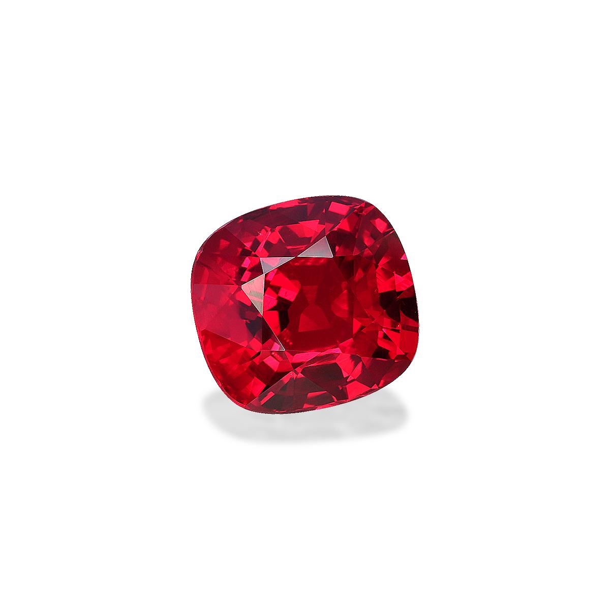 Crimson Red red mozambique ruby, 5.04ct cushion cut — view 3