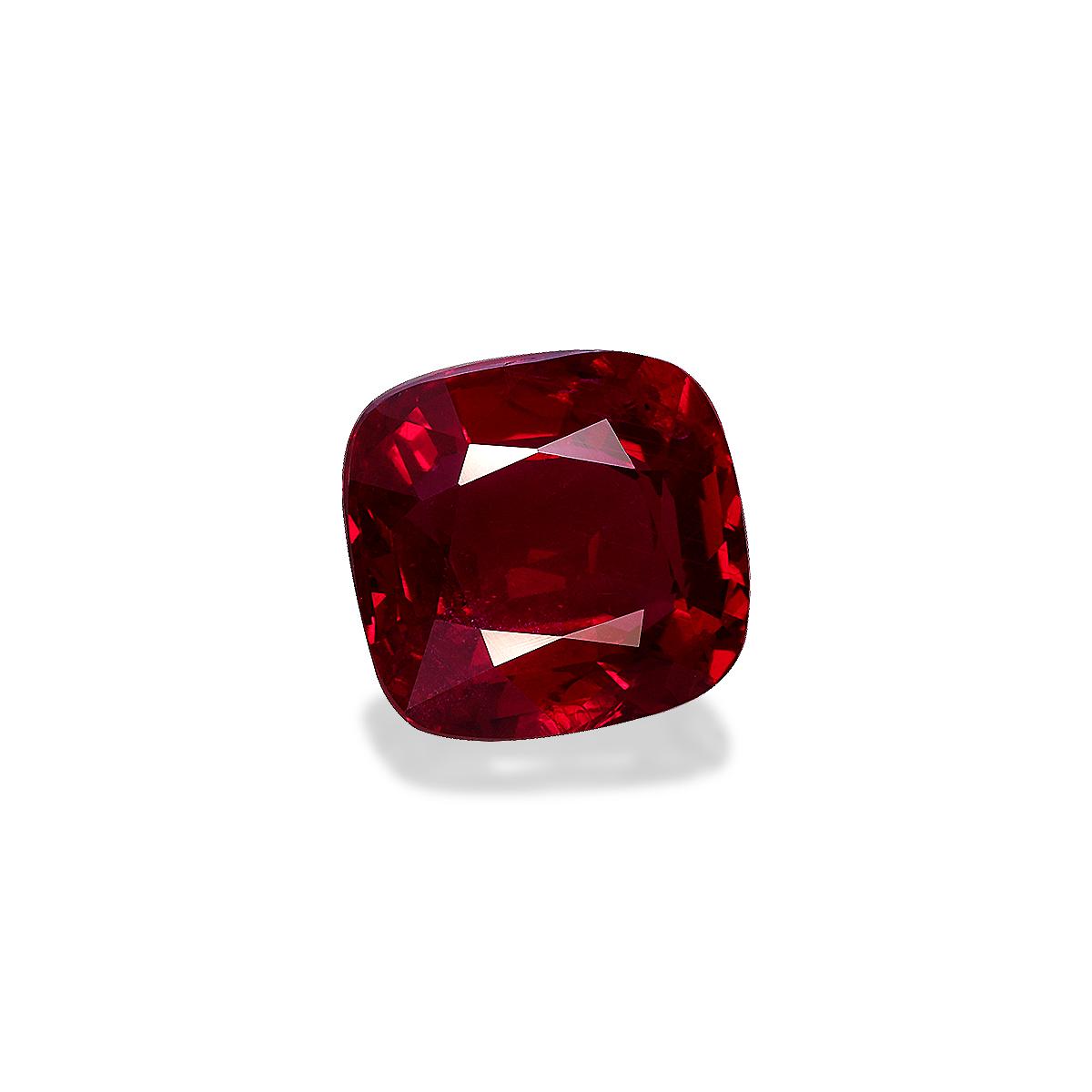 Pigeons Blood red mozambique ruby, 5.03ct cushion cut — view 3
