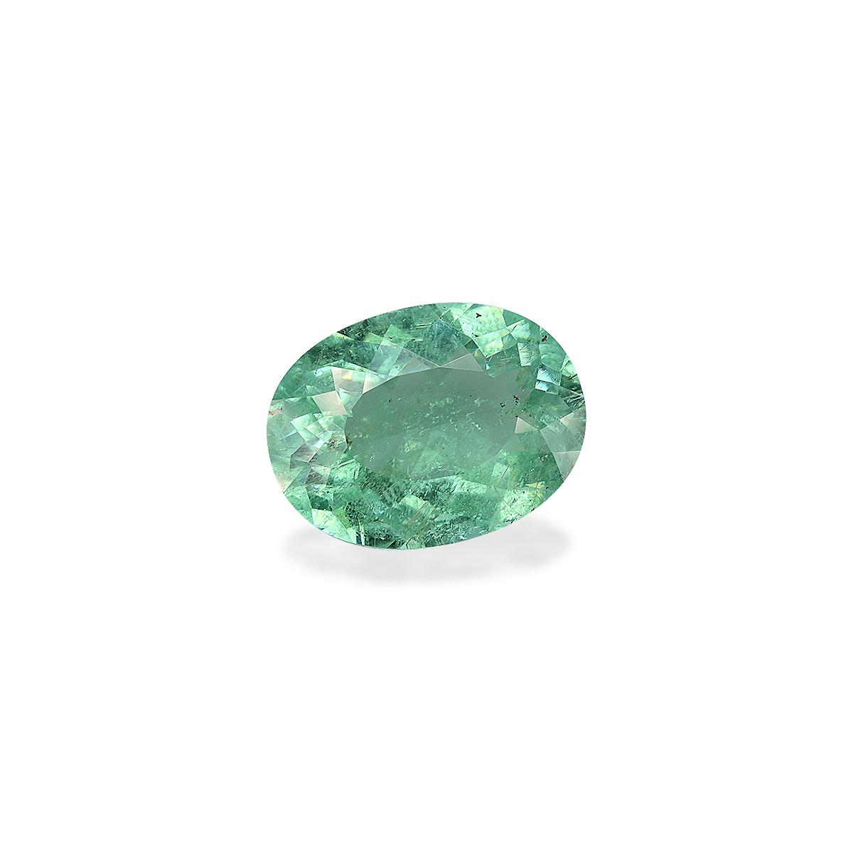 Neon green paraiba tourmaline, 14.11ct oval cut — view 3