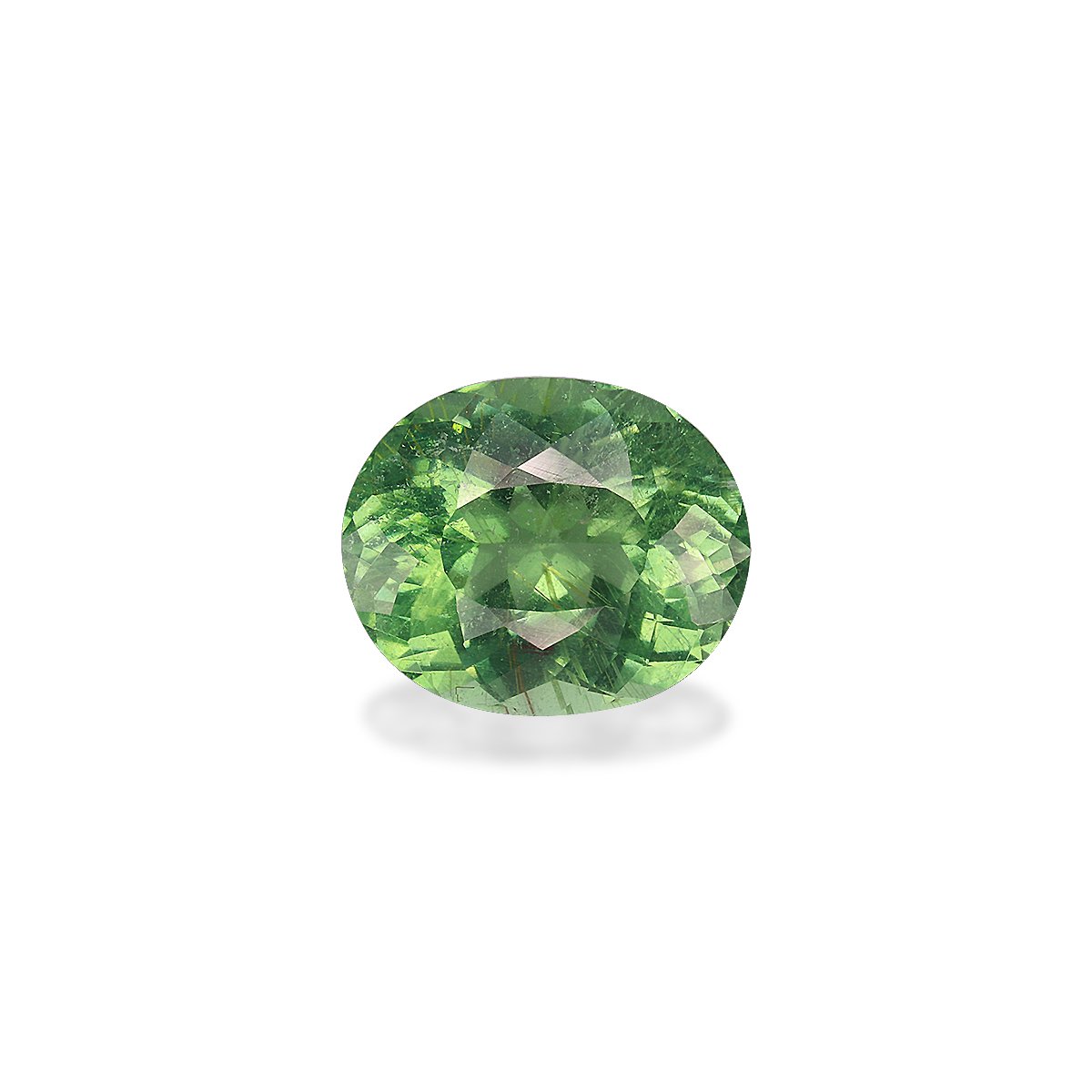 green paraiba tourmaline, 4.92ct oval cut — main view