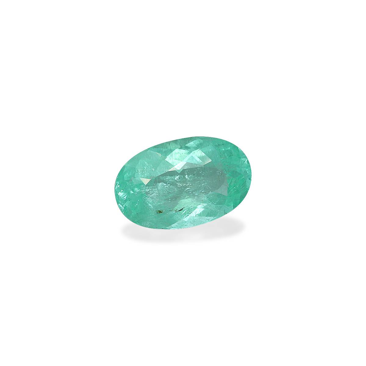 Neon green paraiba tourmaline, 12.67ct oval cut — view 3