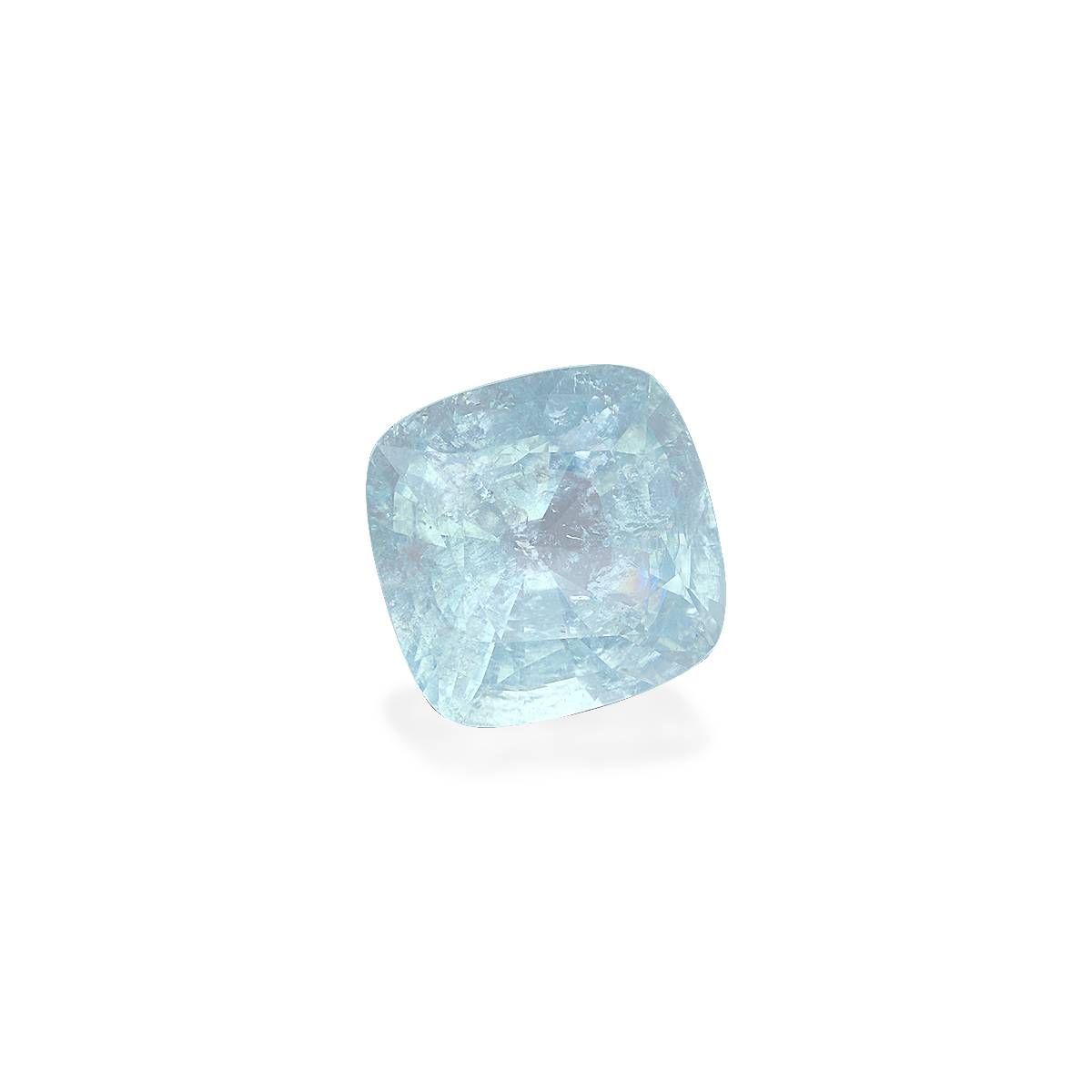 ice blue paraiba tourmaline, 44.88ct cushion cut — view 3