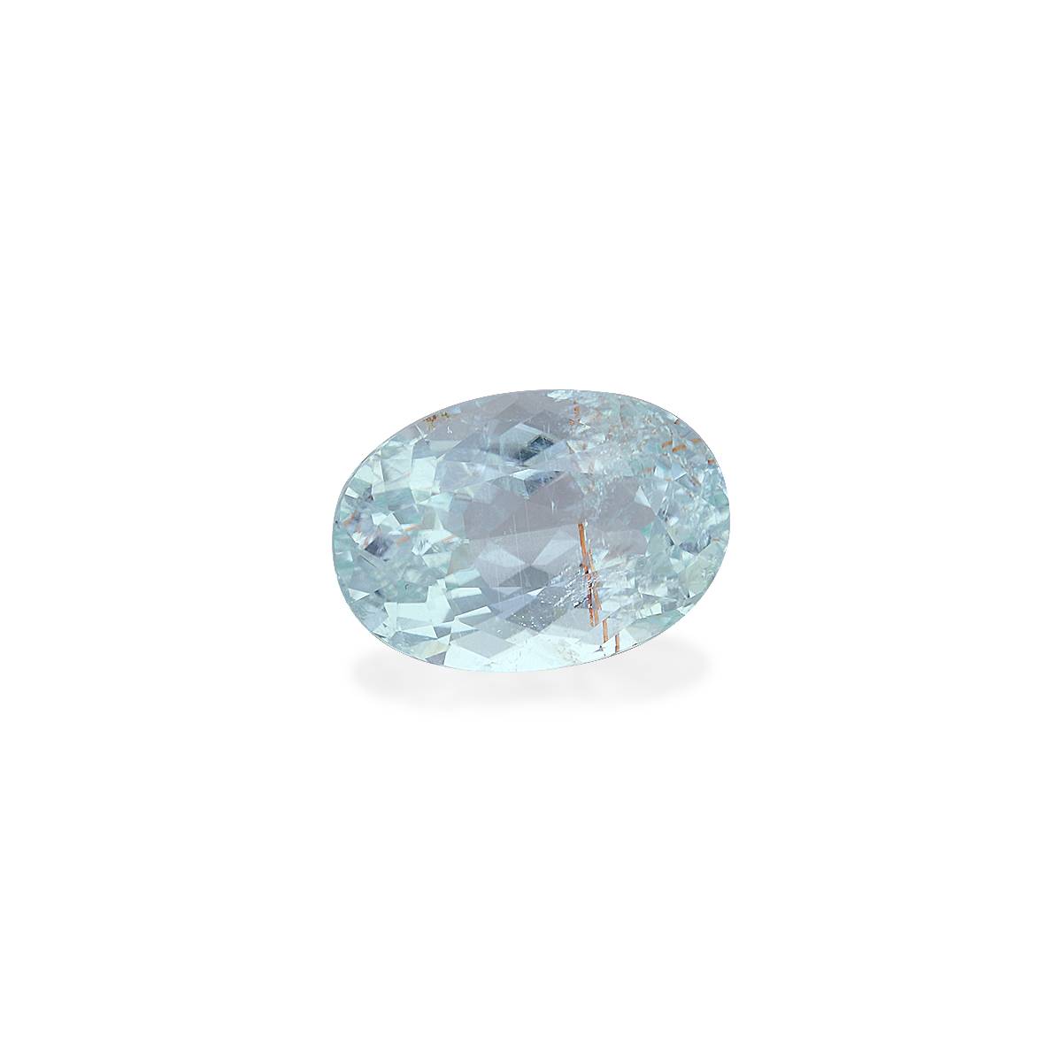 sky blue paraiba tourmaline, 7.27ct oval cut — view 3