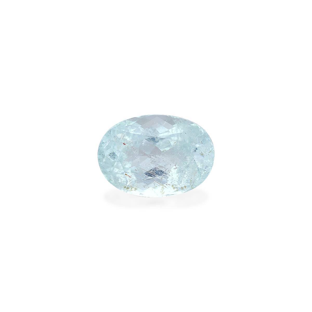sky blue paraiba tourmaline, 8.8ct oval cut — main view
