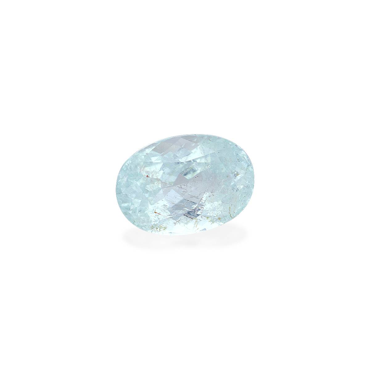 sky blue paraiba tourmaline, 8.8ct oval cut — view 3