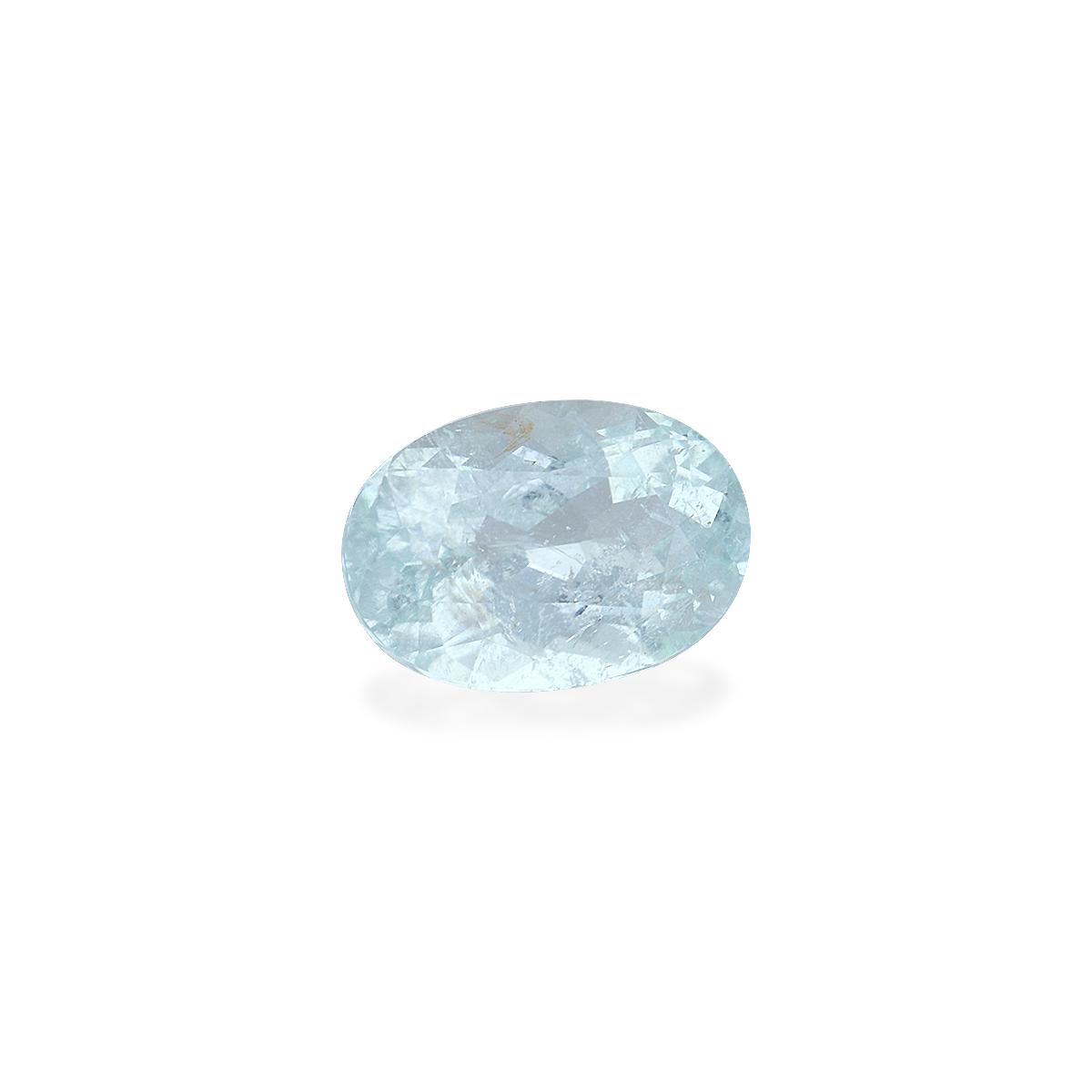 sky blue paraiba tourmaline, 4.04ct oval cut — view 3