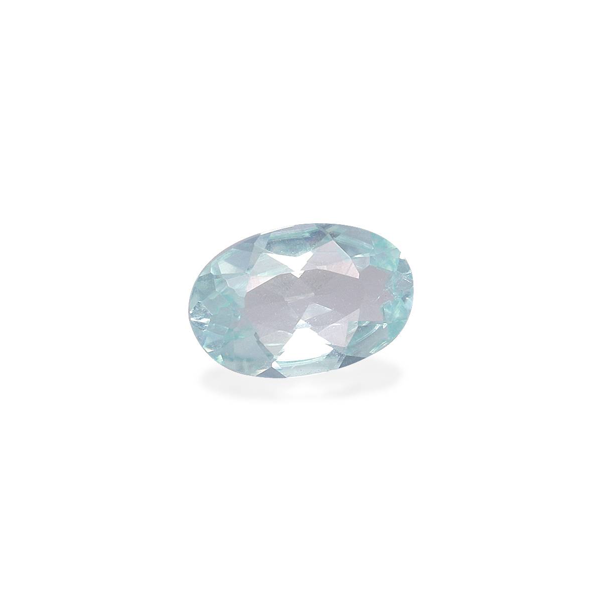 baby blue paraiba tourmaline, 0.38ct oval cut — view 3