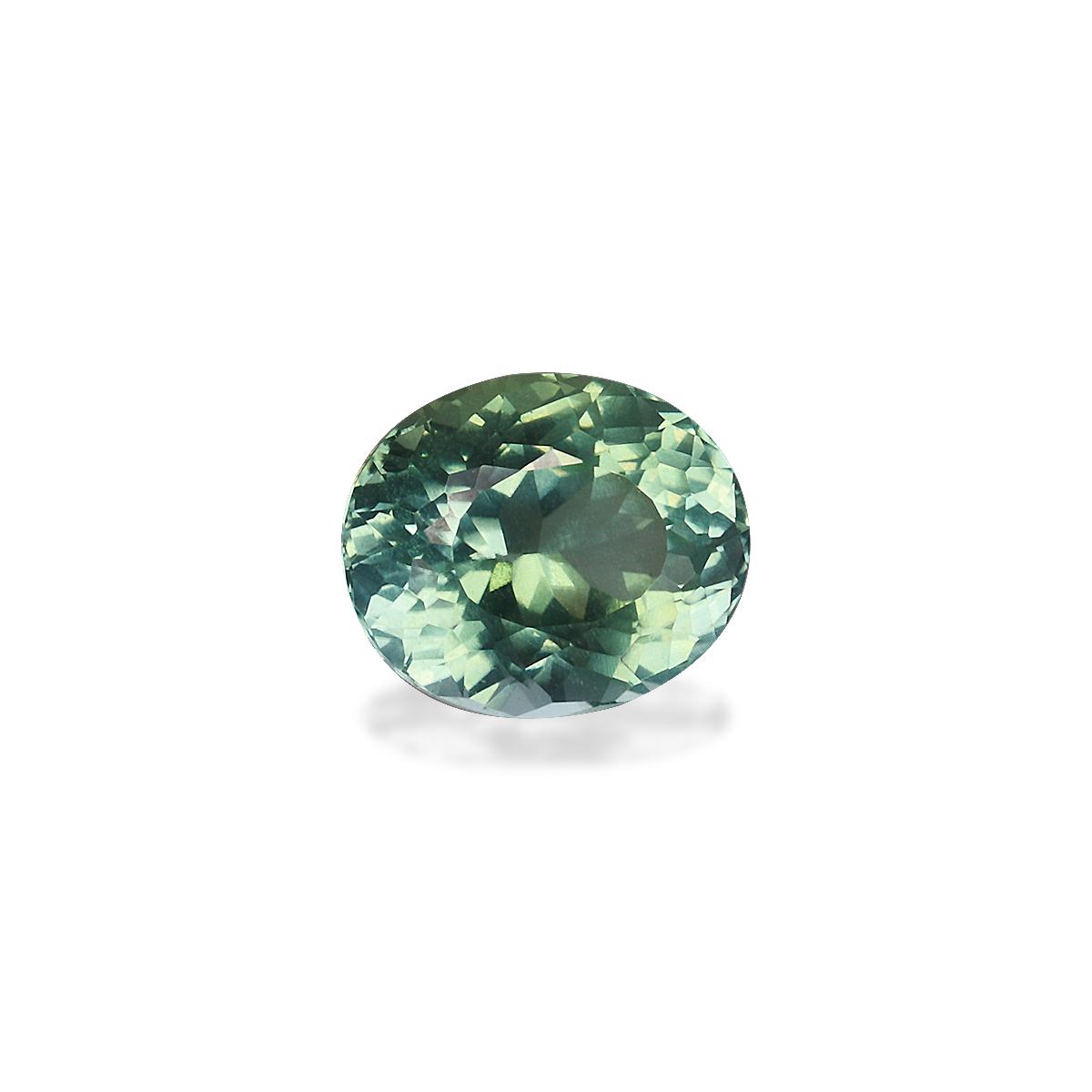 pale green paraiba tourmaline, 1.22ct oval cut — view 3