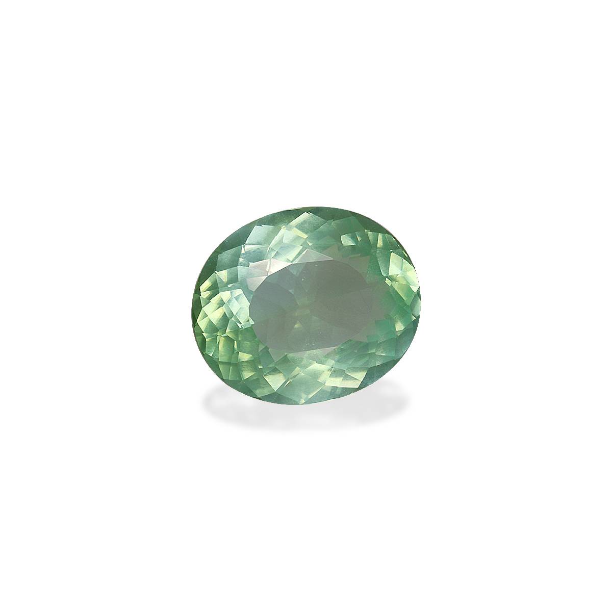 seafoam green paraiba tourmaline, 3.87ct oval cut — view 3